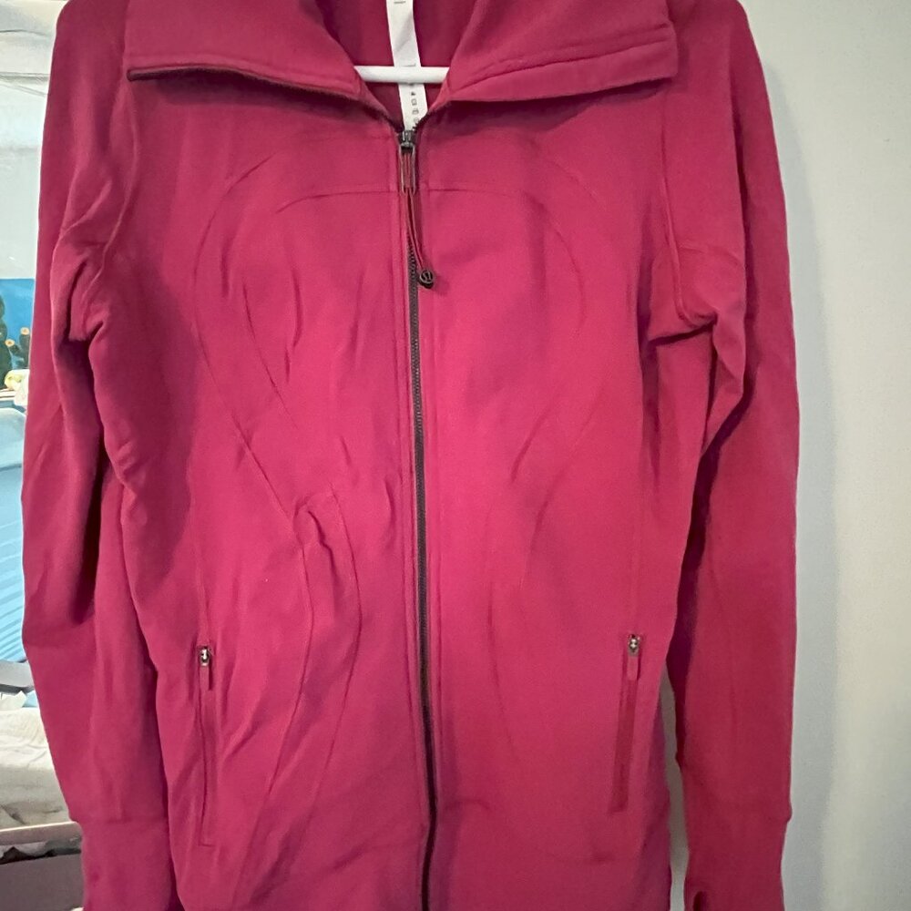 Women's LuluLemon Pink Define Jacket size 10